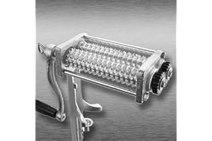 Heavy Duty Meat Tenderizer Cuber - Steak Flatten Tool, Commercial Grinder Attachment, Clamp-on Rolling Tenderizer - White