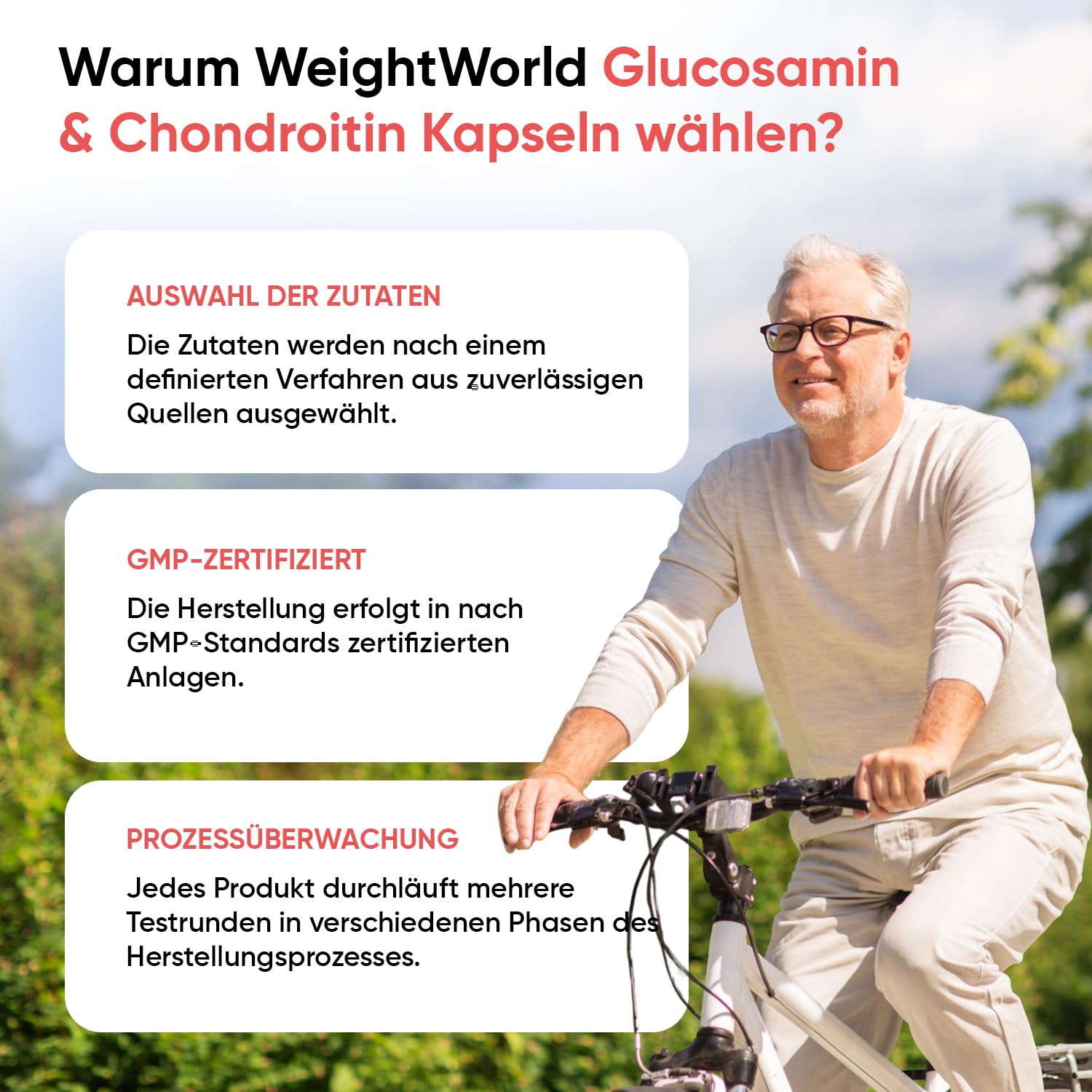 WeightWorld Glucosamin Chondroitin & MSM - 180 Stück - Täglich 1-2 Kapseln 9