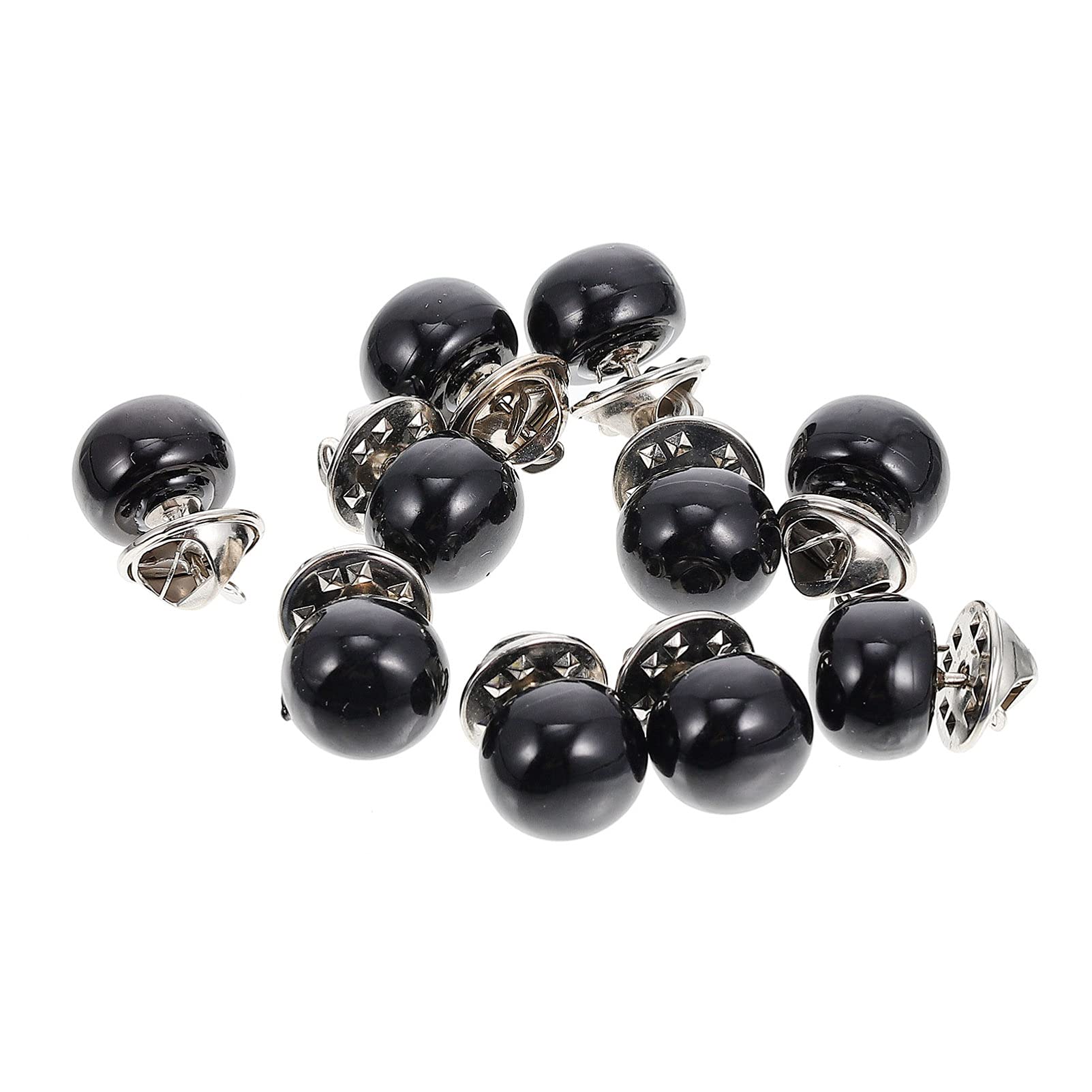 Artibetter Invisible Safety Skirt Buttons and Collar Corsages Brooches Decorative Pin Buttons for Clothes Anti Emptied Brooches for Cardigans and Dresses Small Compact 0.63In Snap Fasteners