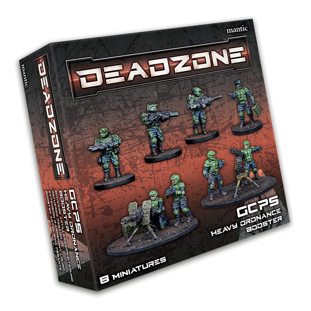 Mantic Games Deadzone GCPS Heavy Ordinance Booster, Unpainted, MGDZG105