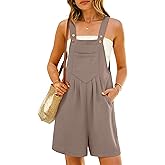 ANRABESS Women Summer Short Overalls Loose Fit Romper Casual One Piece Jumpsuits jumper Spring Outfits