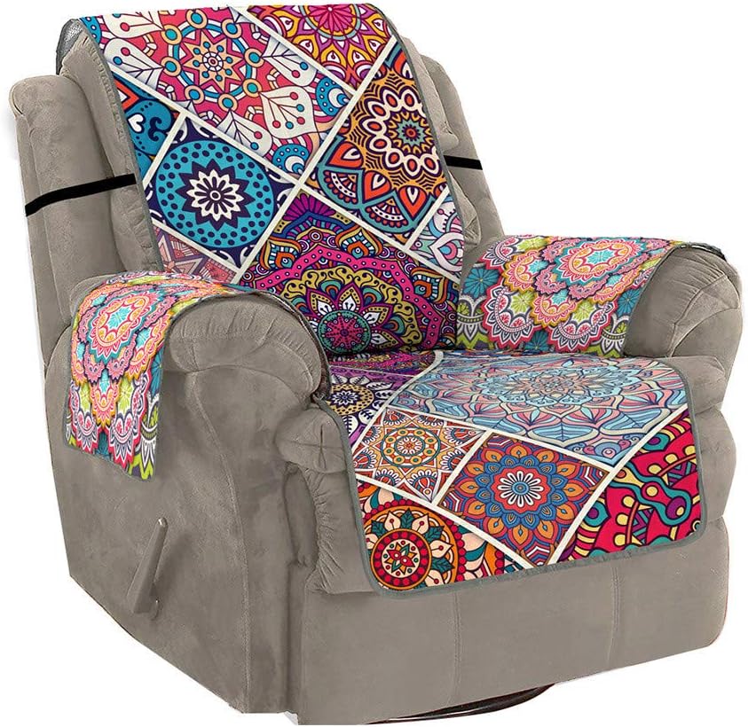 Crylee Waterproof Sofa Slipcovers Couch Cover, Sofa Covers Slip Resistant Sofa Slipcover Protector Anti-Slip Quilted Chair Cover Furniture Lounge Cover for Living Room Pet Dog Kid (180x160cm)