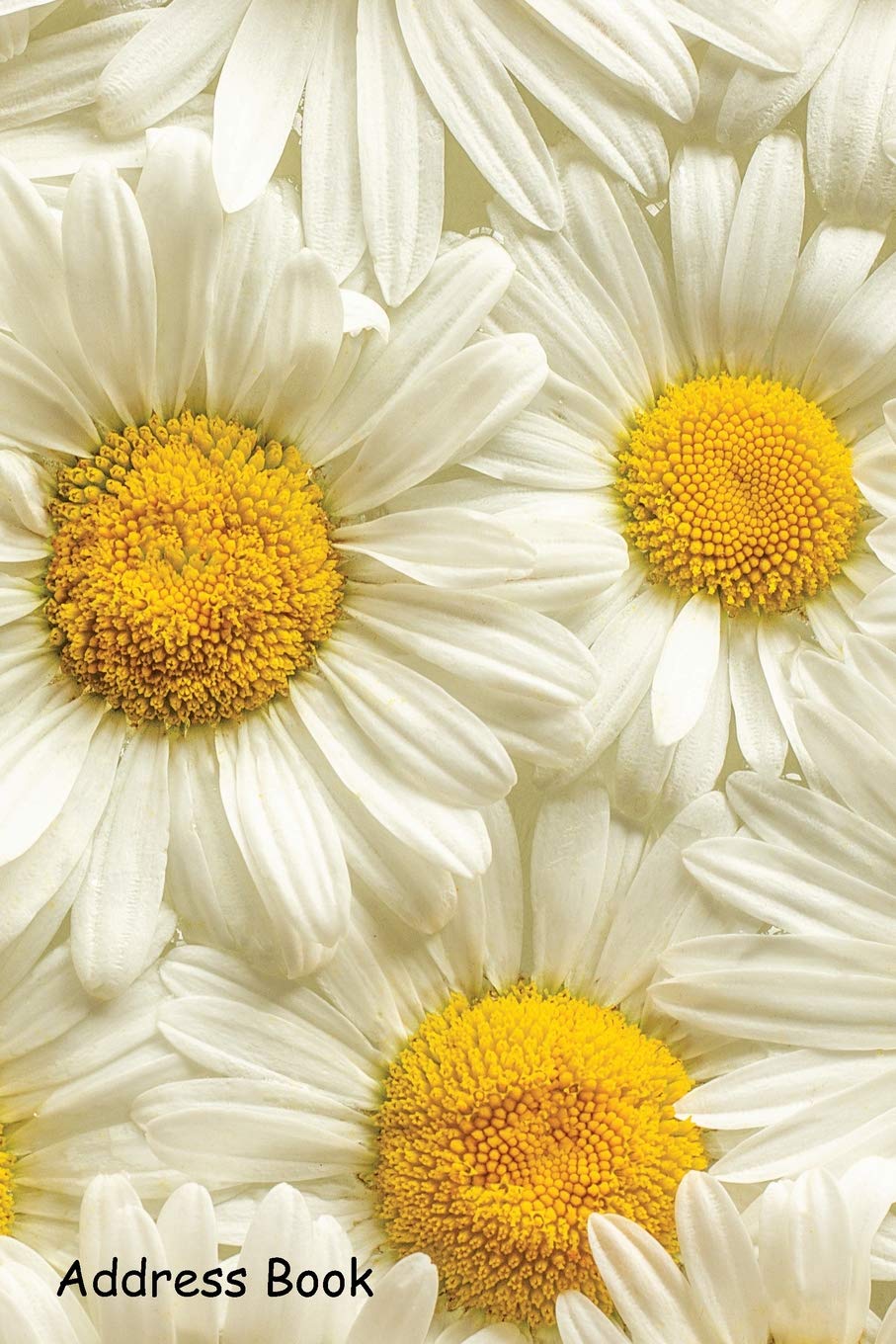 Address Book: For Contacts, Addresses, Phone, Email, Note,Emergency Contacts,Alphabetical Index With Many Field Flowers Chamomile Daisies Close Up