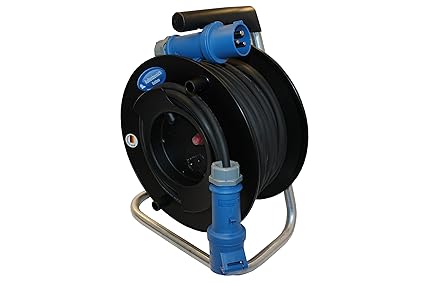 netbote24® Camping-Gerätetrommel Outdoor 230V/16A IP44 H07RN-F 3G 2,5mm² verschiedene Längen 25-40m (35m)