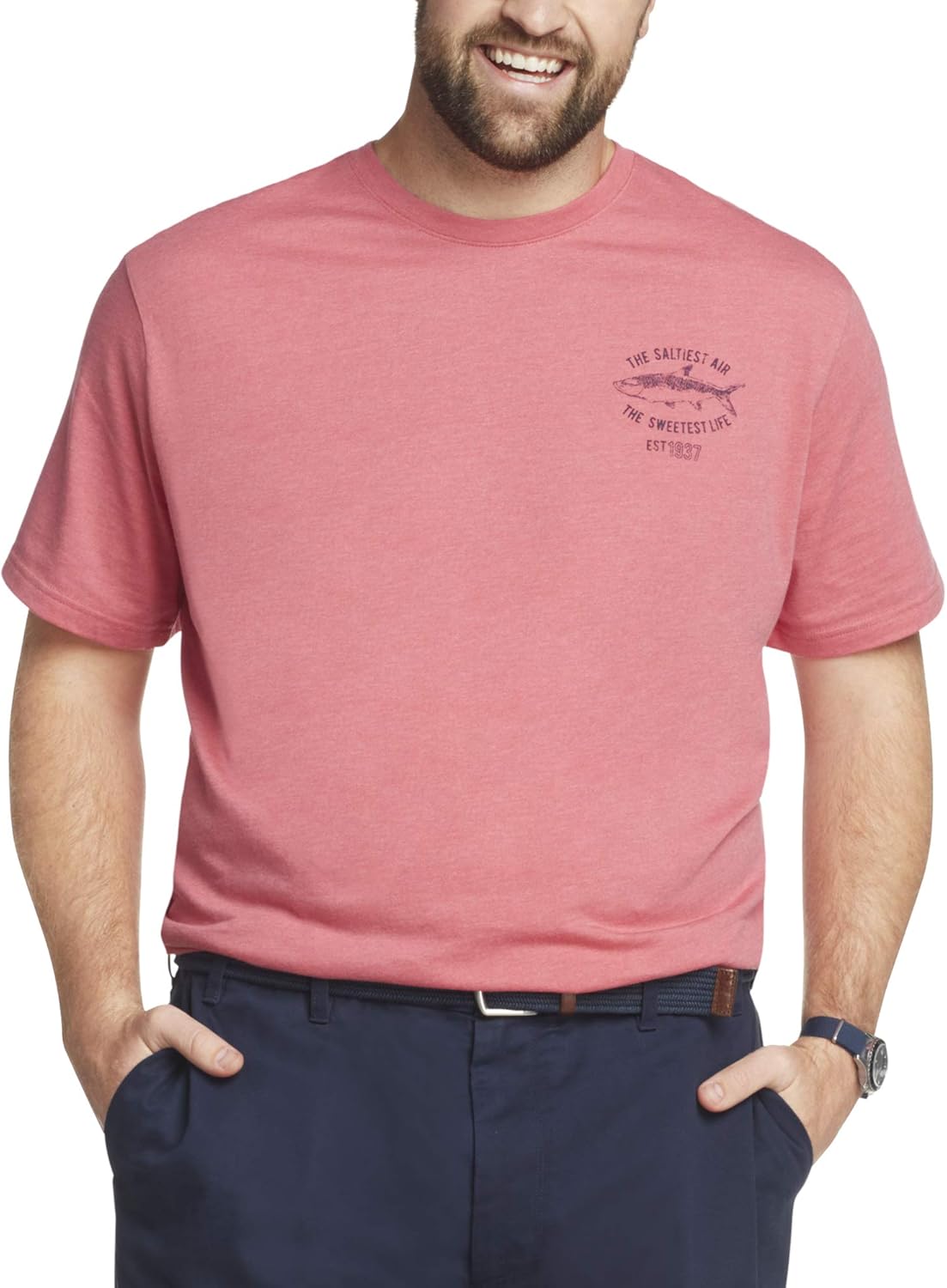 IZOD Men's Big and Tall Graphic T-Shirt: Clothing