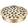 Suzile Communion Trays for Churches - Silver & Stainless Steel Communion Set with Plates, Tray, Ware & Lid (Gold)