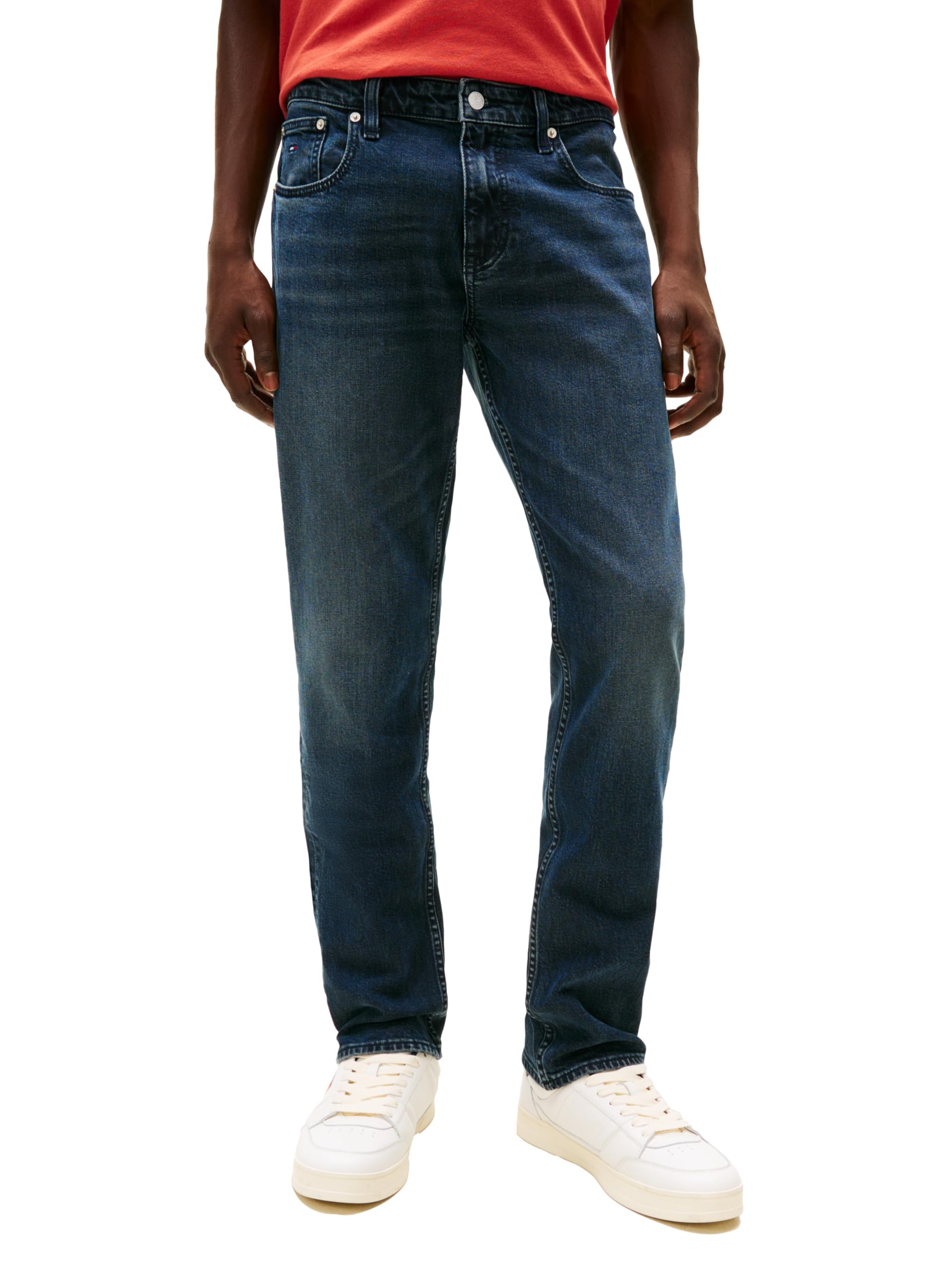 Tommy Jeans Men’s Slim Jeans,Denim Blue Black 34×32