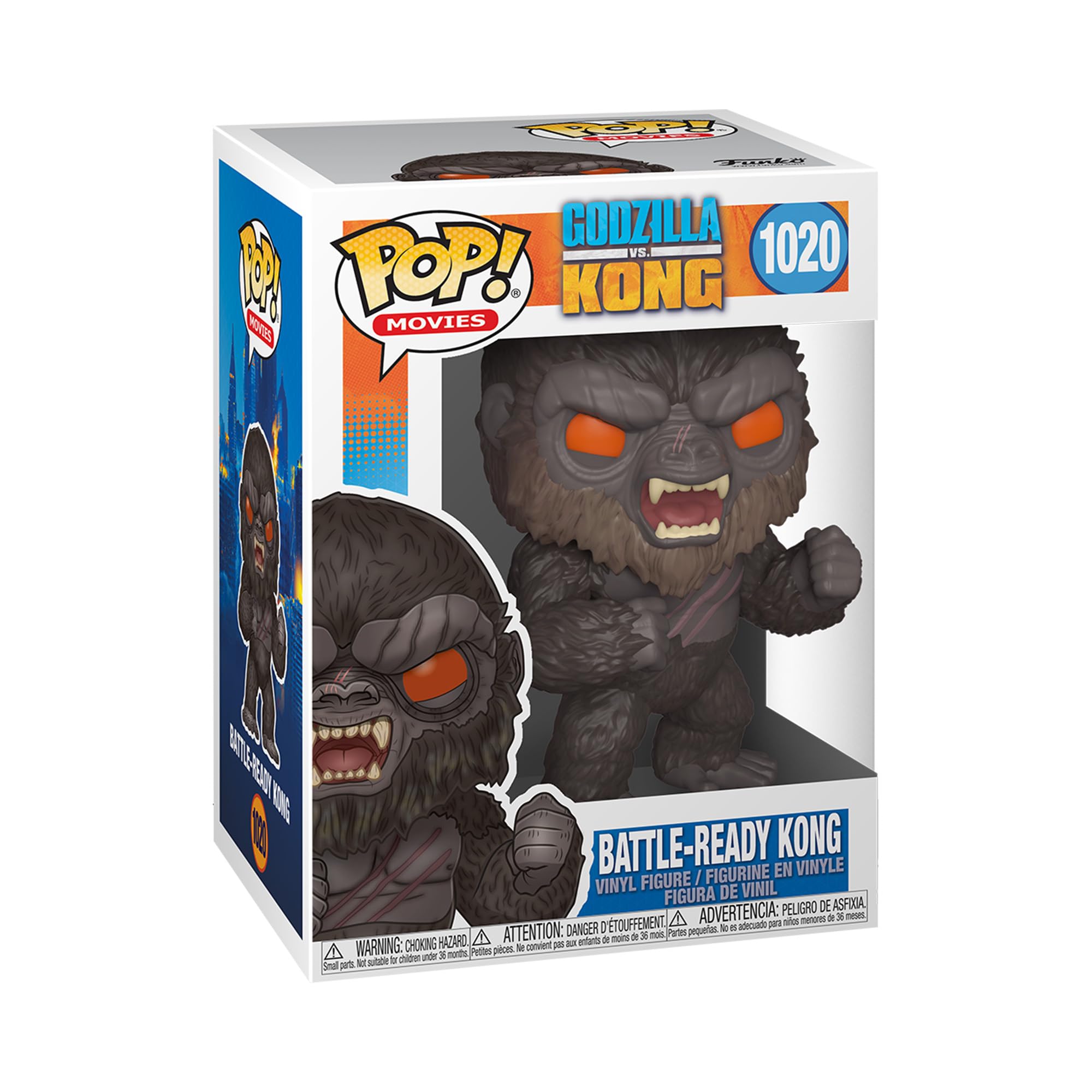 Funko POP! Movies: Godzilla Vs Angry King Kong - Godzilla Vs Kong - Collectable Vinyl Figure - Gift Idea - Official Merchandise - Toys for Kids & Adults - Movies Fans - Model Figure for Collectors