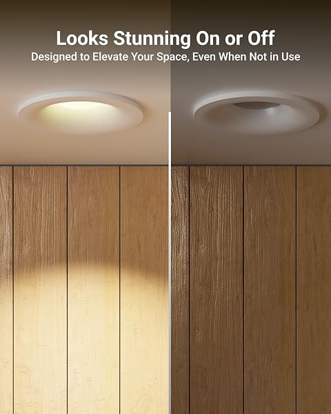 SUNCO 12 PACK RECESSED LIGHTING 6 INCH, LED CAN LIGHTS, CURVED CONE RETROFIT RECESSED LIGHTING, 1000 LM, SELECTABLE CCT 2700K/3000K/4000K/5000K/6000K, 10W (75W EQUIVALENT), DIMMABLE ETL.