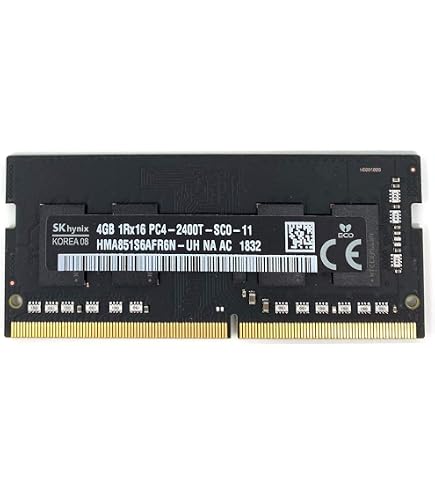 SK HYNIX HMA851S6CJR6N 4GB 1RX16 DDR4 SO-DIMM PC4-19200 2400MHZ