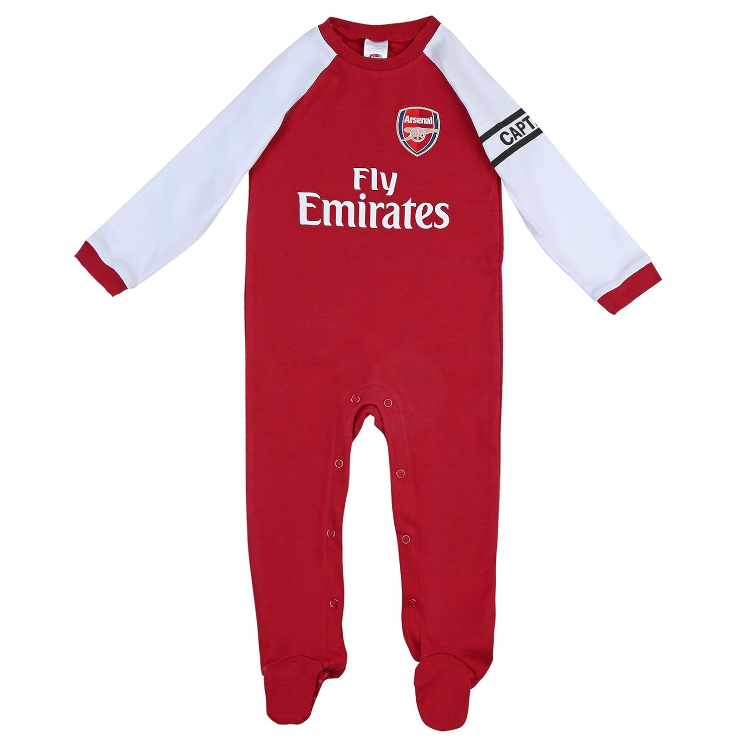 baby in arsenal kit