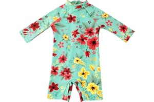 upandfast Baby Boy/Girl Swimsuit with Snap Bottom UPF 50+ Sun Protection Infant/Toddler One Piece Swimwear