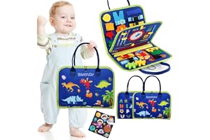 Placa de Montessori Sensorial para Crianças Maleta Educativa Brinquedo (Azul)