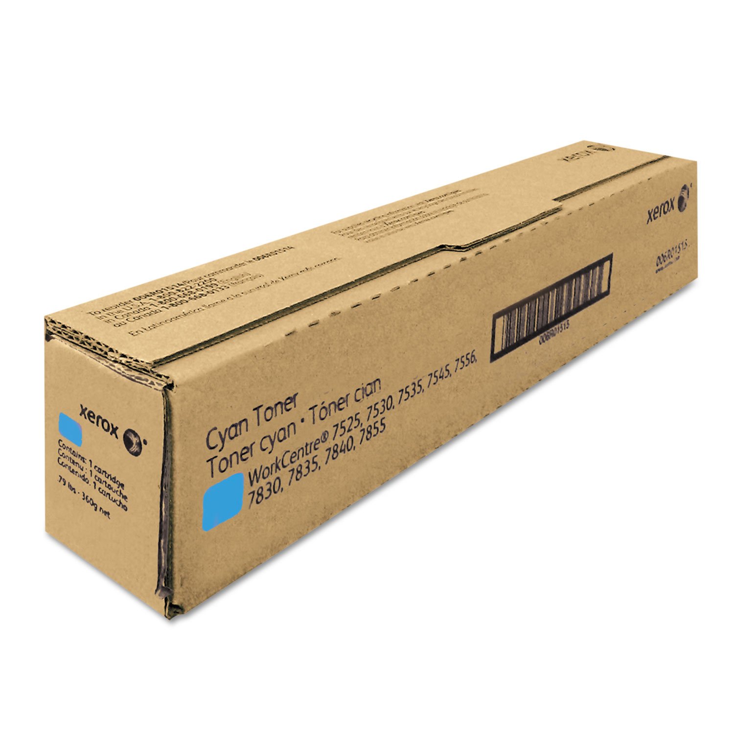 Xerox Workcentre 7525/30 Toner Cartridge - Cyan