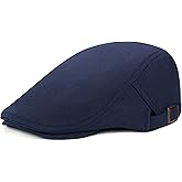 WETOO Men's Flat Cap Gatsby Newsboy Lvy Irish Hats Driving Cabbie Hunting Cap