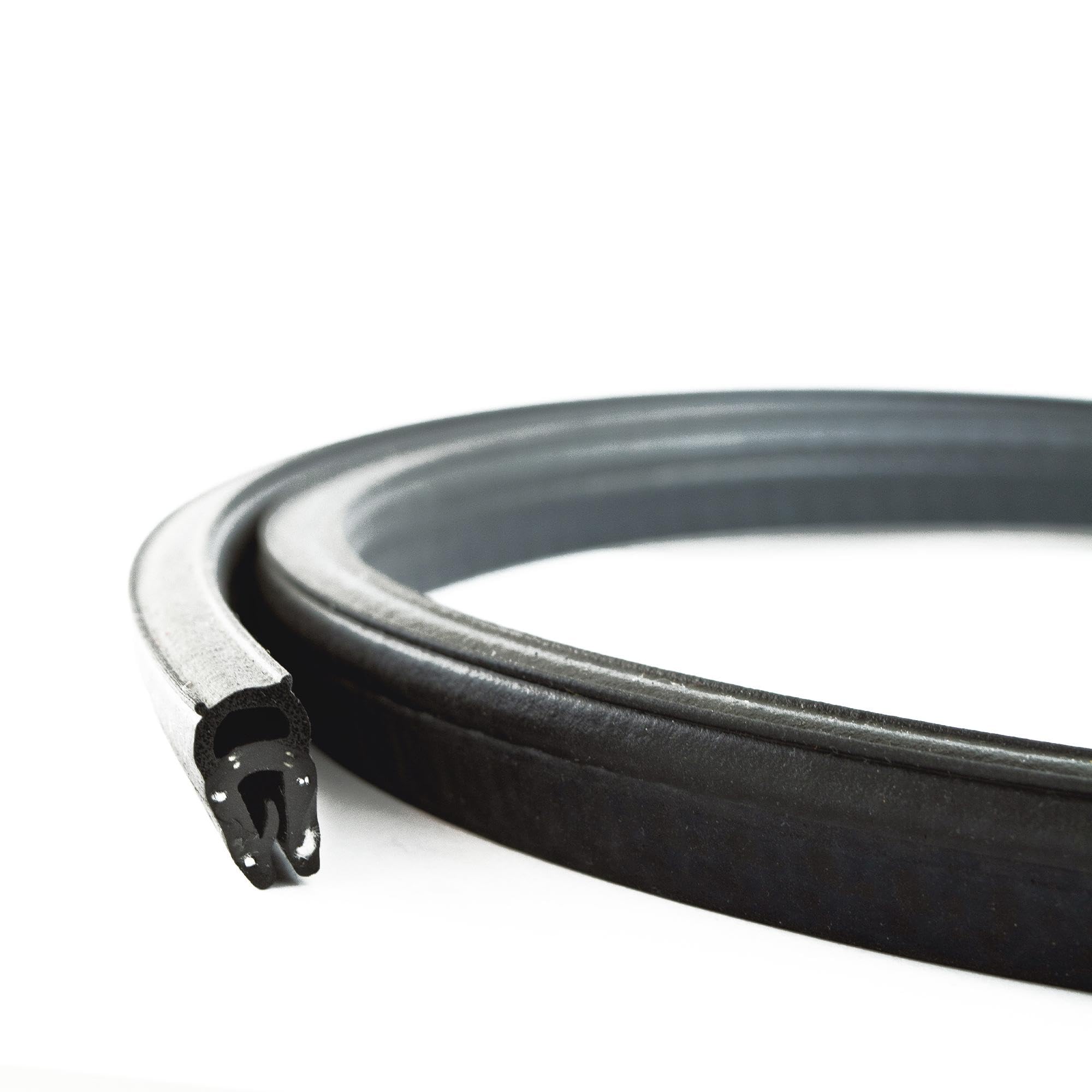 Eutras [3m] Door Seal KSD2003 Seal Profile 0.8-2.5mm - Holds Without Glue - Rubber Seal for Car Door, Boot and Tailgate - German Industrial Quality Made in EU