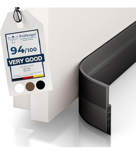 Suptikes Door Draft Stopper - 39" Long Silicone Under Door Seal For Interior & Exterior Doors