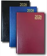 PaulStore 2026 Diary Week to View A4 A5 A6 Hard Backed Blue view 8