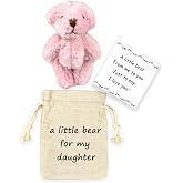 LUOKIFUR Pocket Bear Boyfriend Long-Distance Teddy Bear I Love You Gift Couple Long-Distance Relationship for him (Daughter)