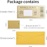 Teyomi Golden Ticket Scratch Off Cards with Envelopes Gift Set view 5