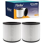 Flintar MA14 Replacement Filter, Made in TAIWAN, Compatible with MA-14 Air Purifier, 3-in-1 H13 Grade Filtration and Activated Carbon Filter Set (2-Pack)
