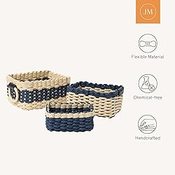 LA JOLIE MUSE Small Wicker Baskets for