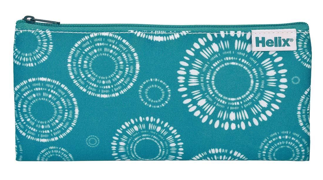 Helix Shibori Circles Pencil Case, 932600