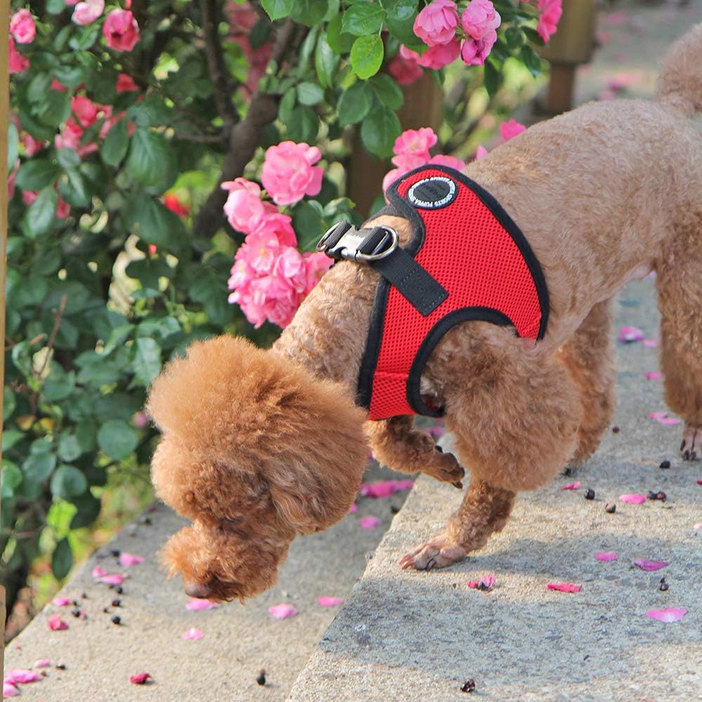 Puppia Soft Vest Harness, M, Red - Image 5