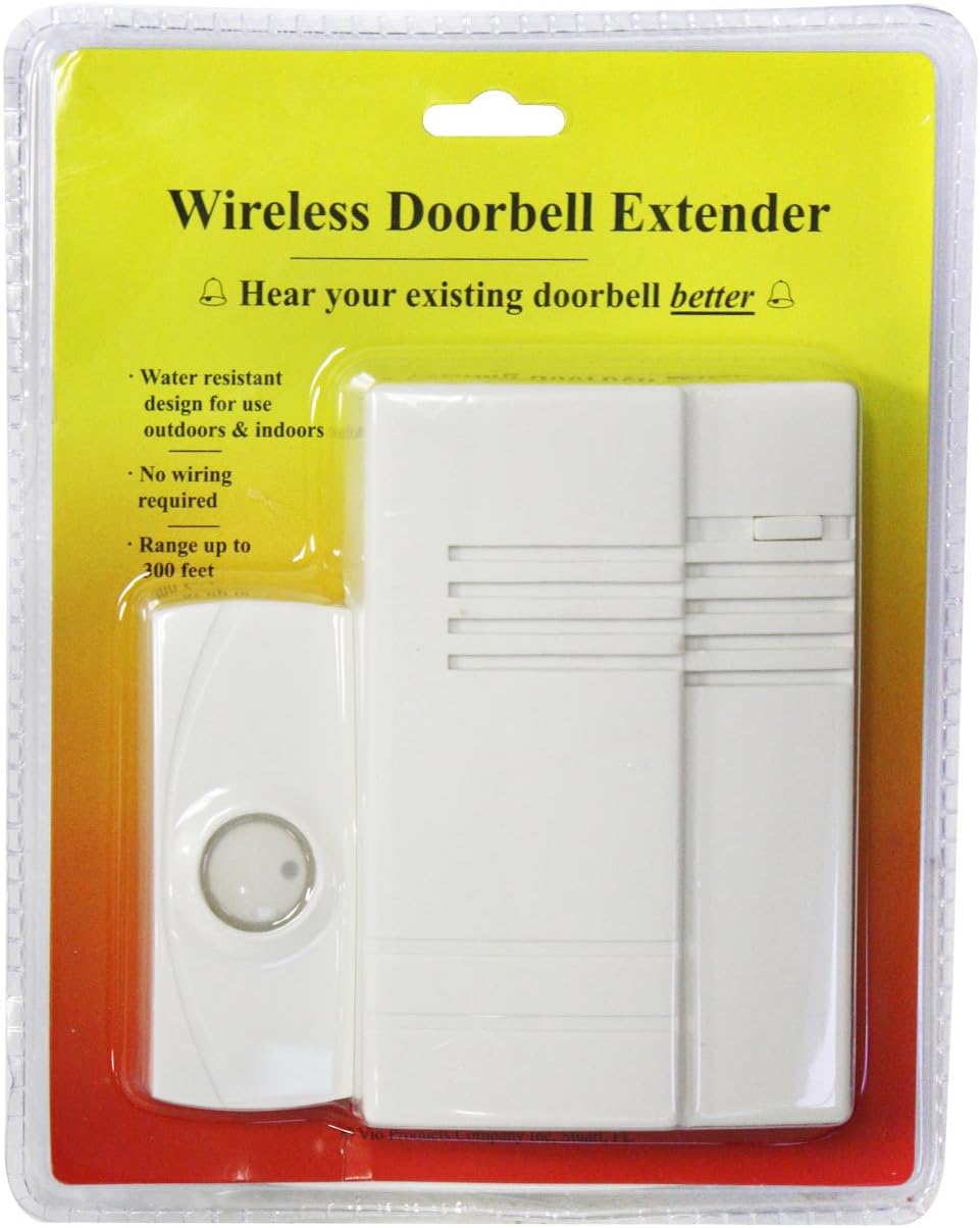 Wireless Indoor/Outdoor Doorbell Extender Amazon.ca Tools & Home