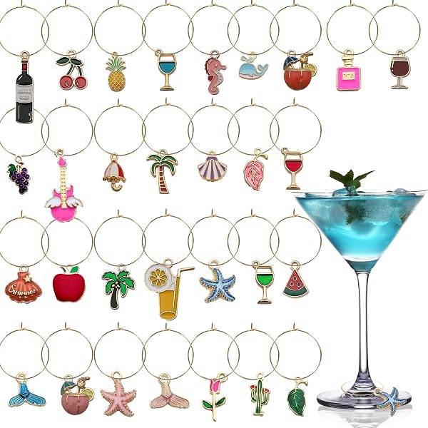 Aazon.co: Grevosea 24 Pcs Beach Chars For Jewelry Aking, Assorted