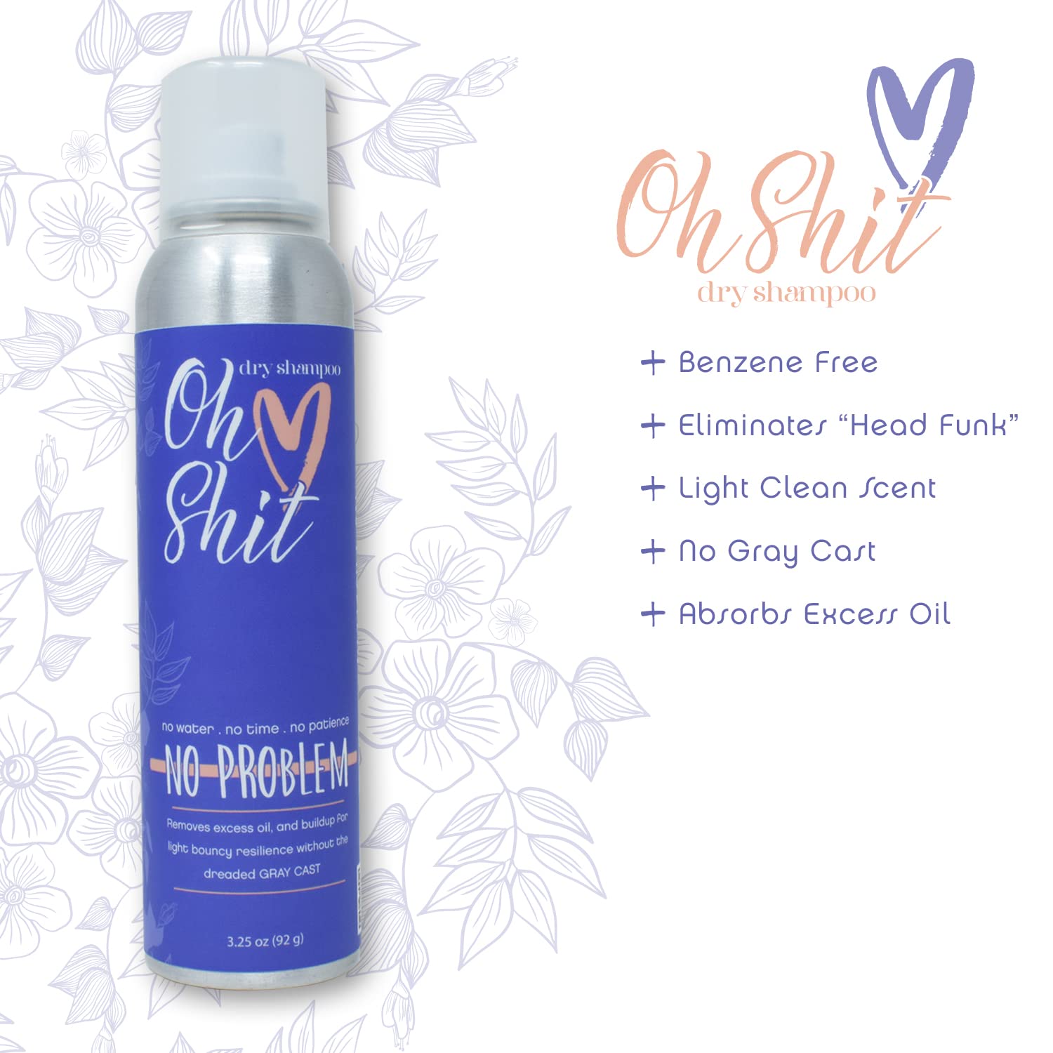 OS Beauty Dry Shampoo Benzene Free Sulfate Free All Hair Types