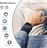 IOWODO Smart Watch for Women Men 1.91" HD Call Flashlight Heart Rate IP68 view 5