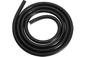 KICOFYEE 3/16 Silicone Vacuum Tubing Hose Silicone Vacuum Tubing Hose Line Silicone Vacuum Tubing Line Black (3/16''(5mm), 5FT)