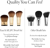 Laura Geller New York Face It All 2pc Makeup Brush Set Retractable Kabuki view 7