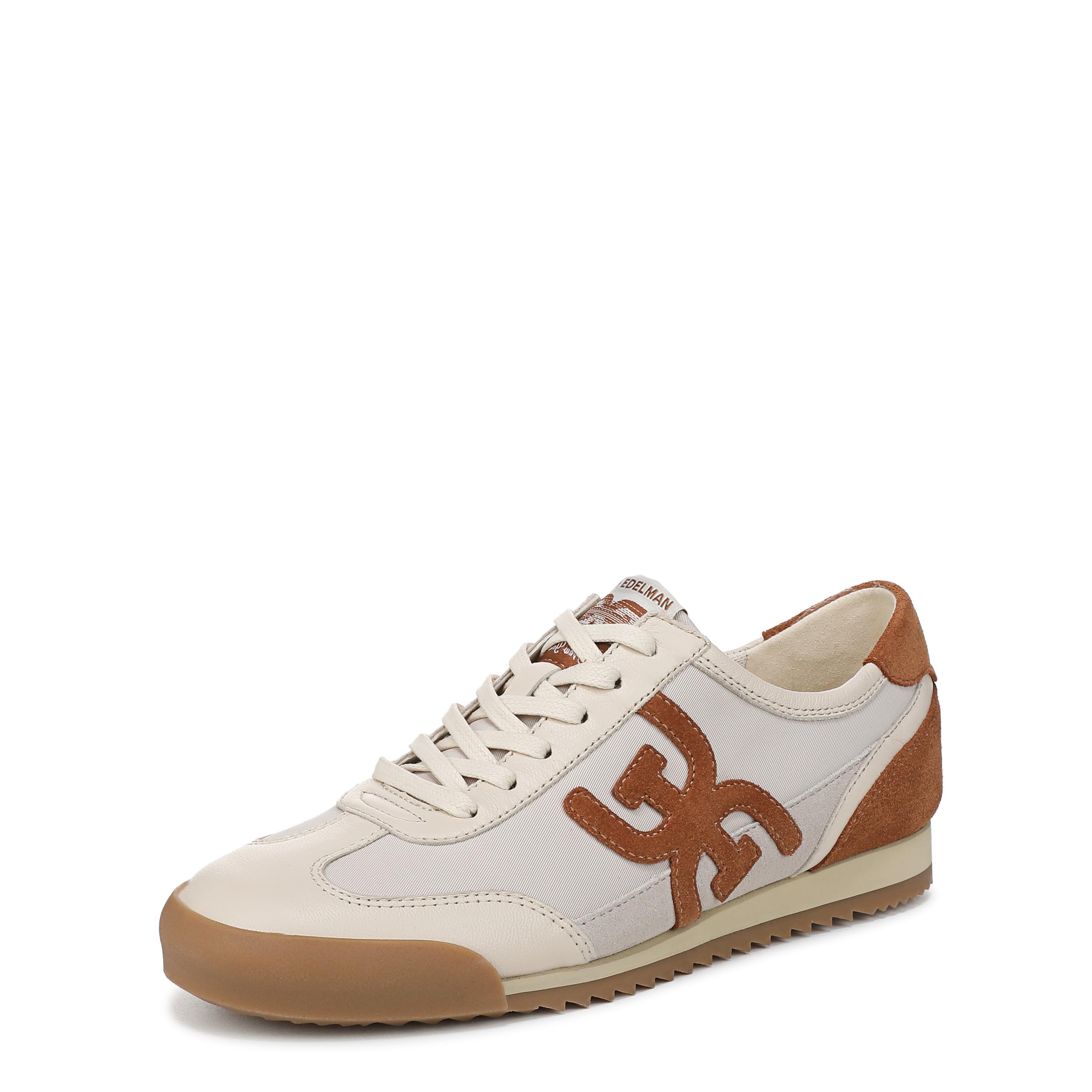 Sam Edelman Women’s Ivey Sneaker, Modern Ivory/Frontier Brown, 11