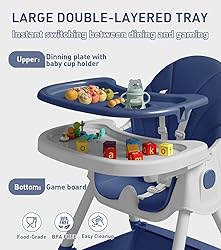 Baby High Chair, 5 in 1 High Chairs for Babies and
