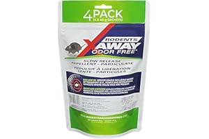 Rodents Away Odor Free, 4-Pack, Slow Release Mouse Repellent