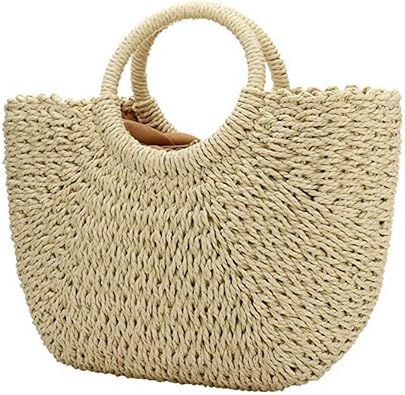 rattan beach bag