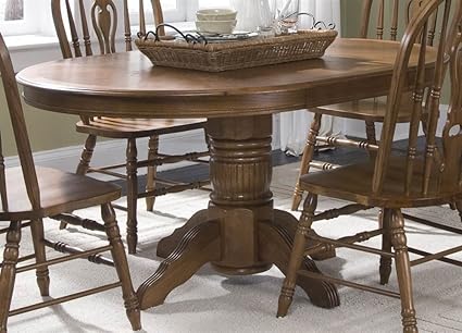 Amazon.com: Pedestal Table: Kitchen & Dining