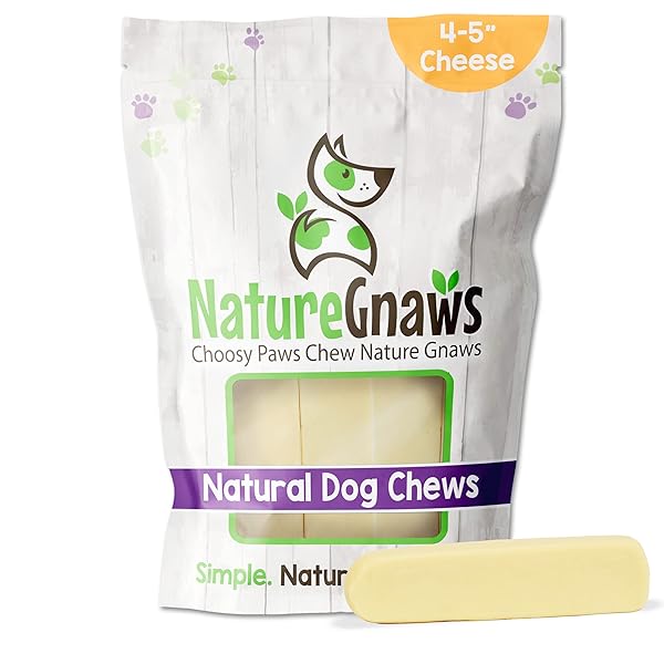 NATURE GNAWS AMERICAN CHEESE CHEWS FOR DOGS –...
