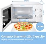COMFEE' 700W 20L Microwave Oven CM-M202CC(WH) White view 5