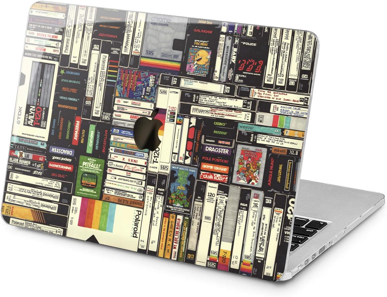 Lex Altern Hard Case Compatible with MacBook Air 13 Mac Pro 15 inch Retina 12 11 2020 2019 2018 2017 Woman Shell Laptop 80s Polaroid Design Protective Retro Cassette Touch Bar Pattern Videotape Girl