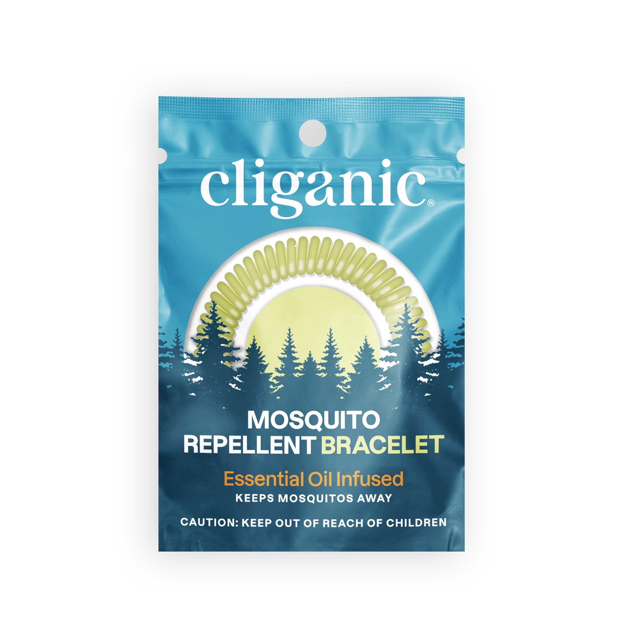 Cliganic 10 Pack Mosquito Repellent Bracelets, DEETFree Bands