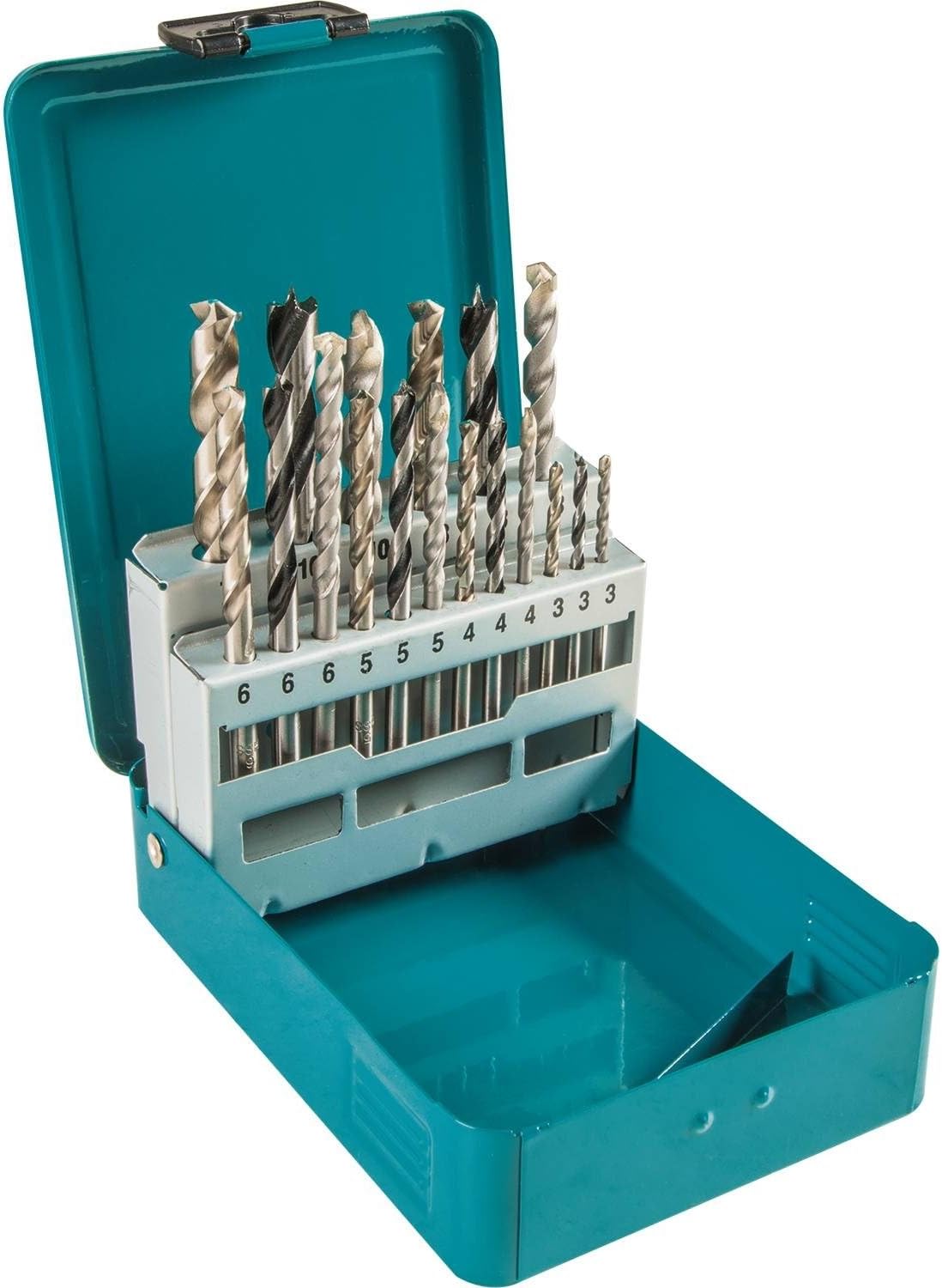 Makita B-49725 Makpac 96-Piece Drill bit Set, Blue, 15x210 mm - Image 5