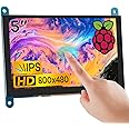 Hosyond 5 Inch IPS LCD Touch Screen Display Panel 800×480 Capacitive Screen HDMI Monitor for Raspberry Pi 5/4/3, BB Black, Windows 10 8 7