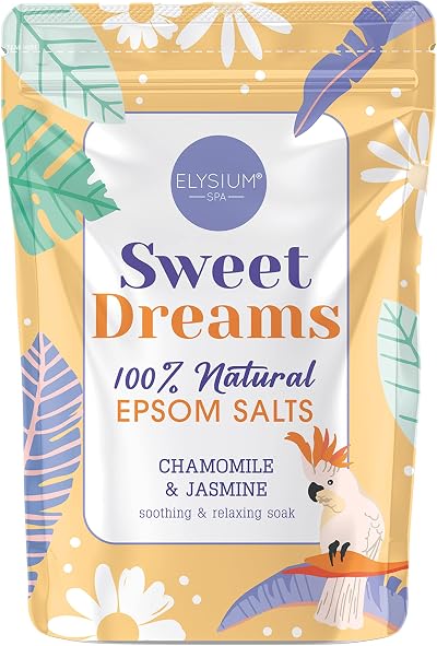 ELYSIUM SPA Sweet Dreams Epsom Salts Chamomile Jasmine 450g Magnesium Sulphate