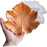Wehous Maple Leaf Tray Mold, Tray Silicone Molds for Epoxy Resin, 3D Leaf Jewelry Plate Container Trinket Dish Storage Molds DIY Unique Resin Concrete Plaster Casting Clay Art Craft Home Decor