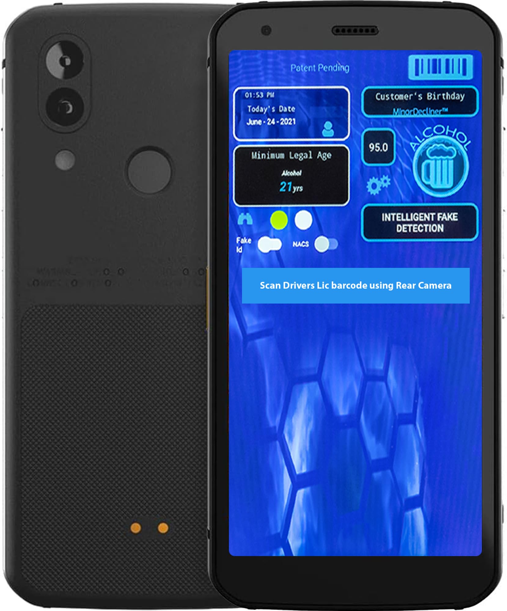 Mobile ID and Passport Scanner for Bars & Clubs - Easy to Use ID Checker for Your Business That Detects Expired IDs & Underage Customers – Works in All 50 States - Includes Optional Fake ID Detection
