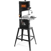 WEN Band Saw with Stand, 10-Inch, 3.5-Amp, Two-Speed (BA3962),Black