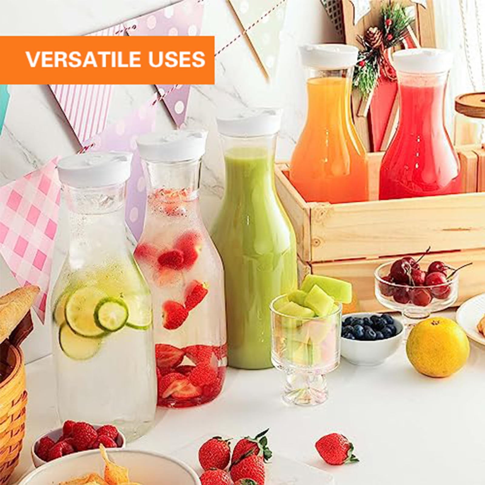 Plastic Pitcher with Lid